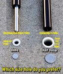 Pool Fence hole size
